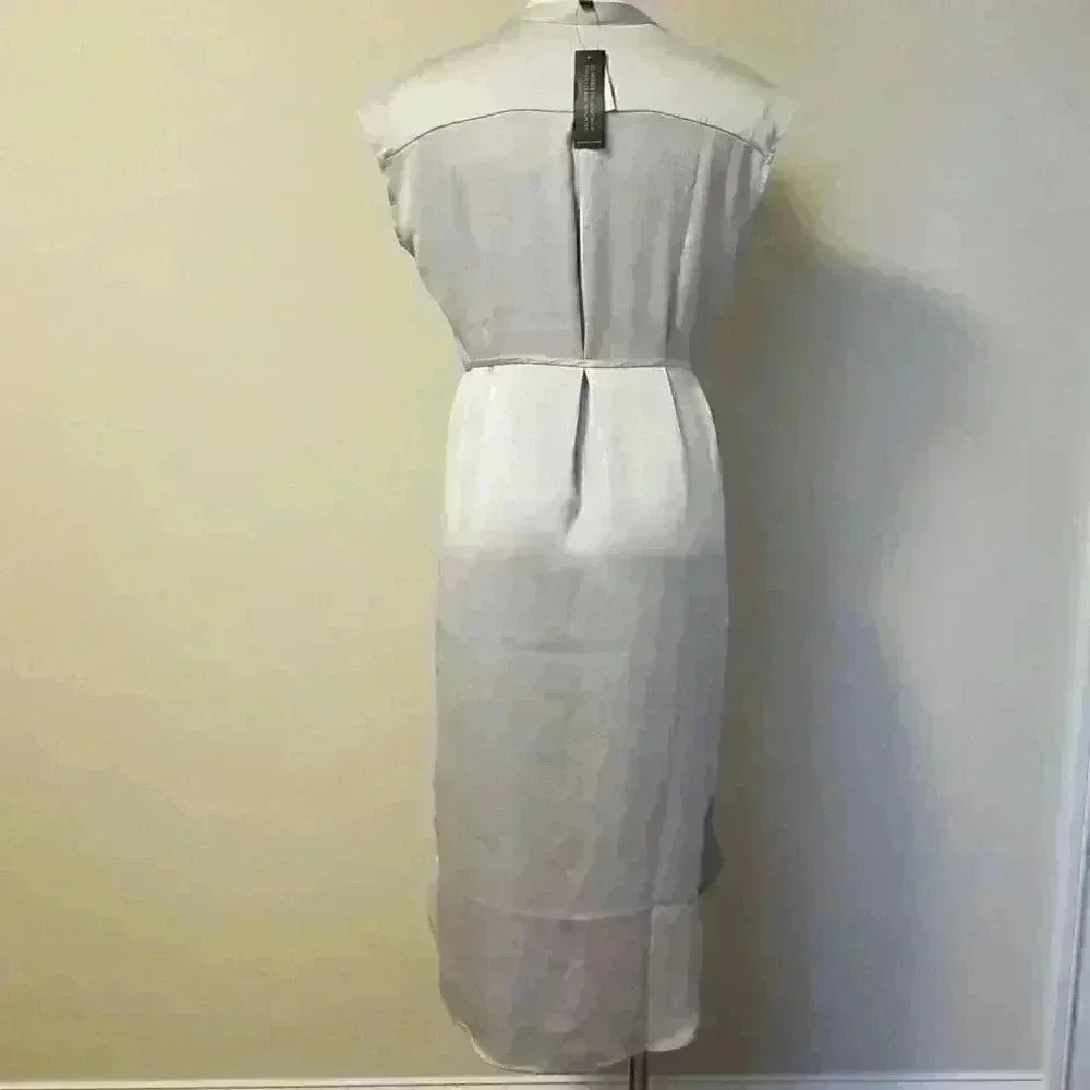 Banana Republic Textured Satin Midi Dress - Picture 6 of 15
